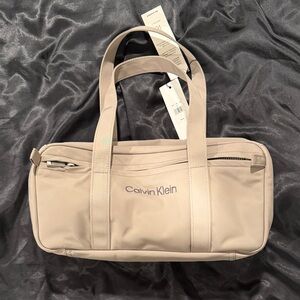 Calvin Klein Beige Tote Bag